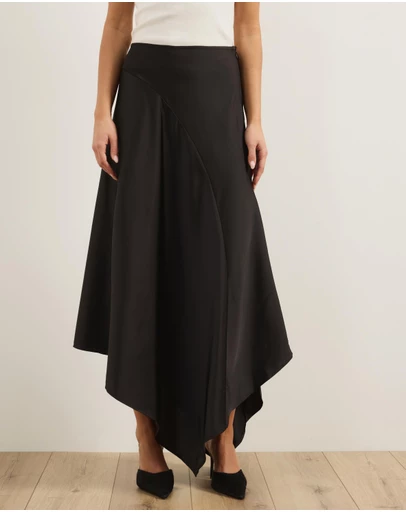Atmos&Here - Bonnie Asymmetrical Handkerchief Midi Skirt
