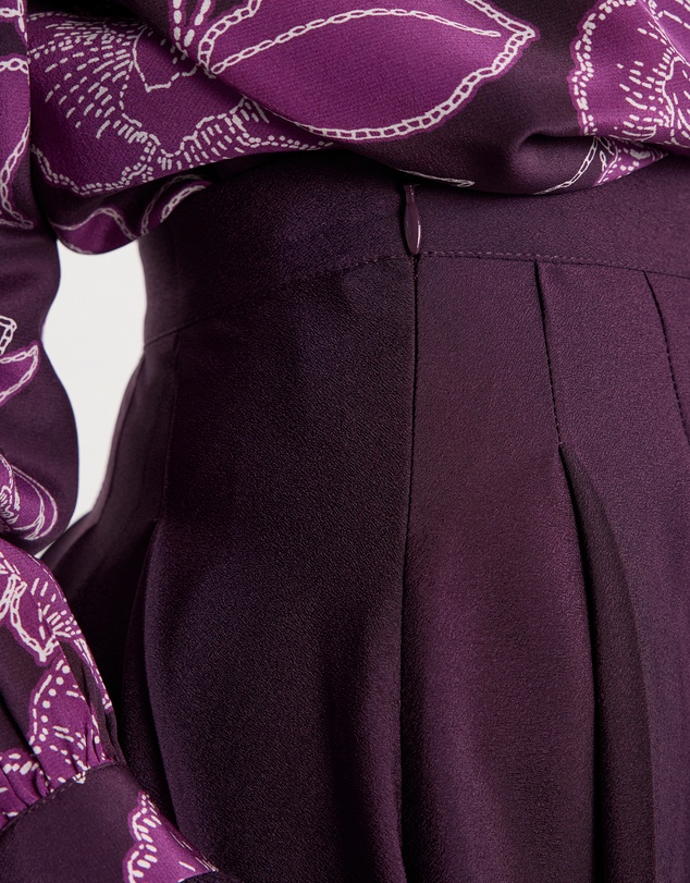David Lawrence - Effie Pleat Midi Skirt