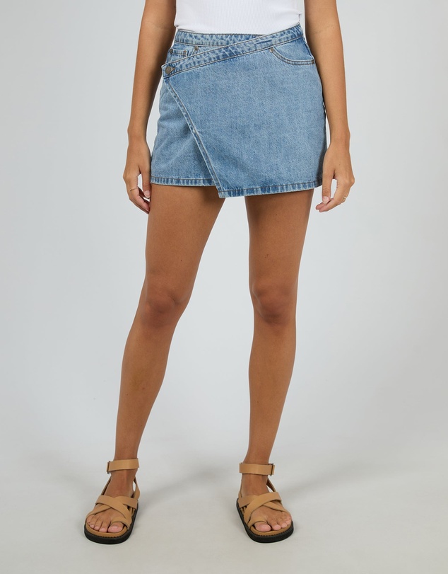All About Eve - Lenni Mini Skort Light Blue