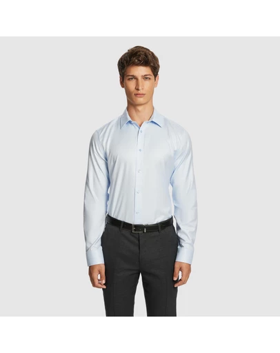yd. - Maximum Two Ply Cotton Slim Dress Shirt