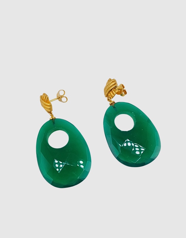 Izoa - Ivy Knot Drop Earrings