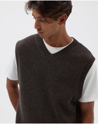 AERE - V-Neck Wool Vest