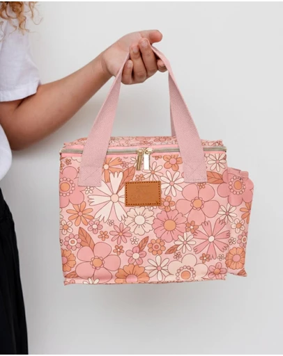 Sky Gazer - Insulated Lunch Bag- Flower Power