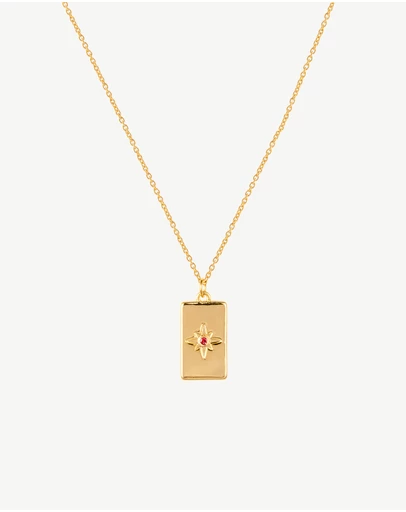 Zahar - July Birthstone Necklace