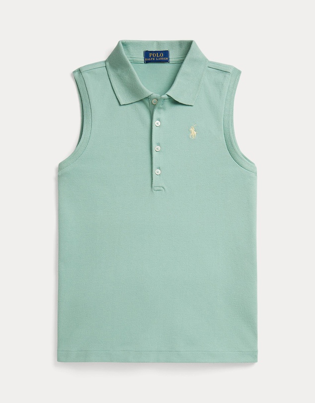 Polo Ralph Lauren - Stretch Mesh Sleeveless Polo Shirt - Teens