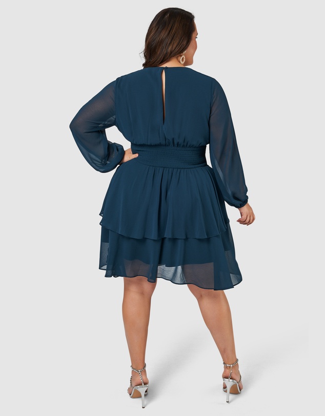 Pink Dusk by Curve Project - Shake Your Money Maker Midi Dress