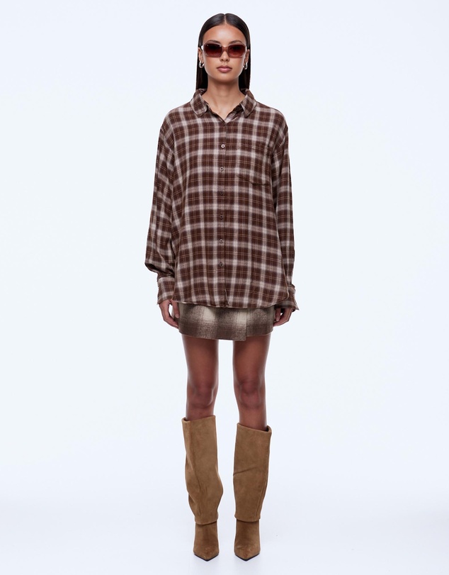 ENA PELLY - RTM x Whiskey Creek Flannel Shirt