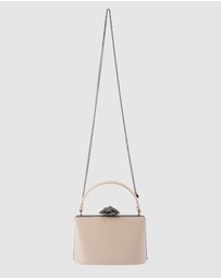 Olga Berg - Grace Embellished Frame Bag