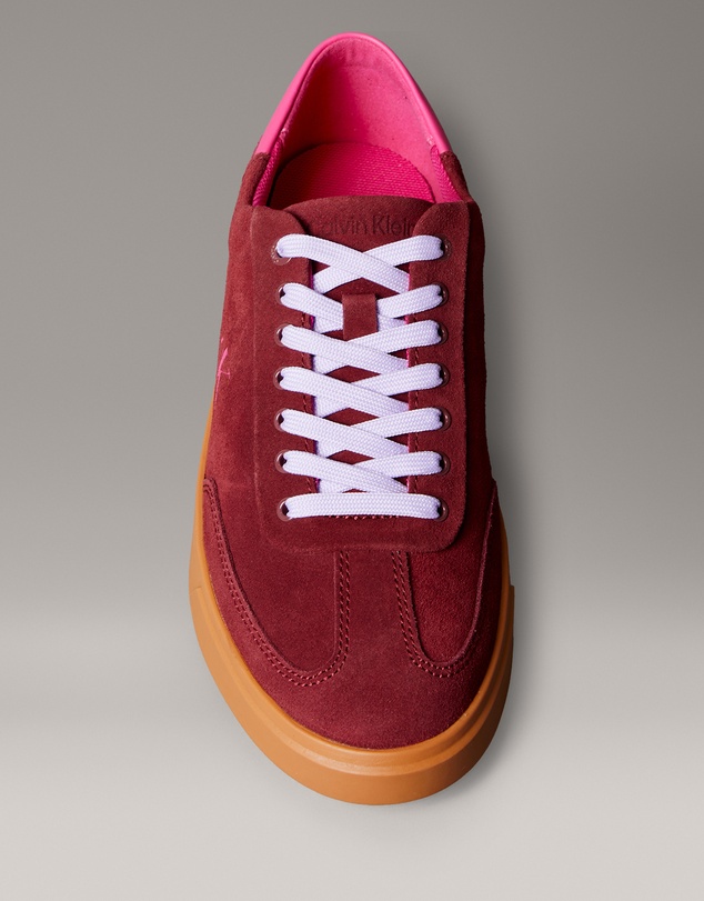 Calvin Klein - Suede Signature Logo Trainers