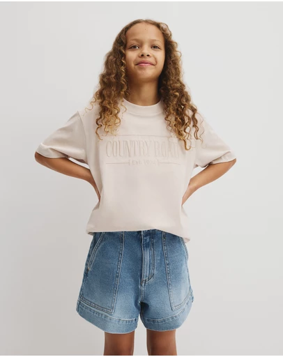 Country Road - Teen Australian Cotton Short Sleeve Relaxed Heritage T-shirt