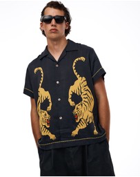 THE TALES - Crouching Tiger Silk Shirt