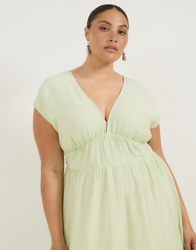 Atmos&Here Curvy - Carys Tie Front Dress