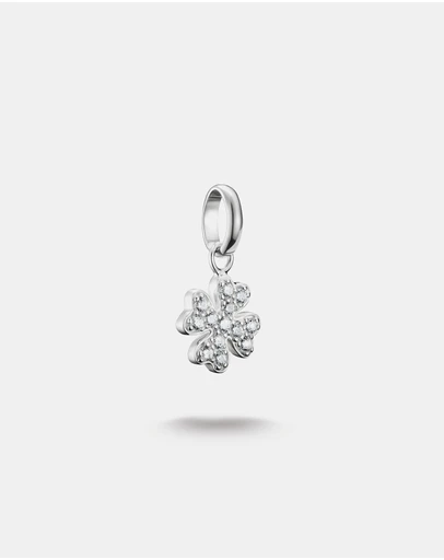 THOMAS SABO - THOMAS SABO Connect Charm lucky clover with stones