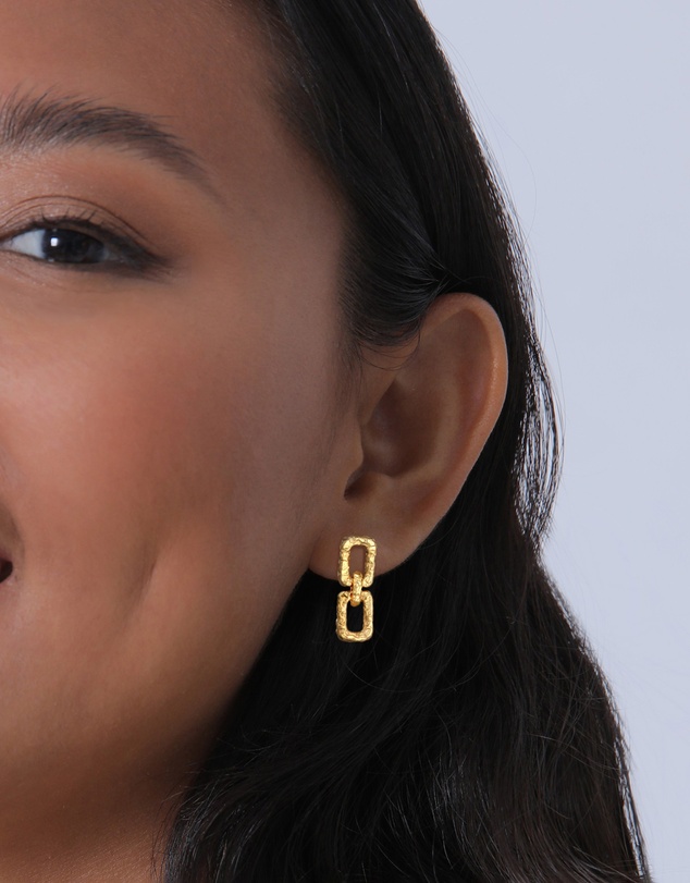 Elli Jewelry - Earrings Stud Colourful with Labradorite Topaz Moonstone in 925 Sterling Silver