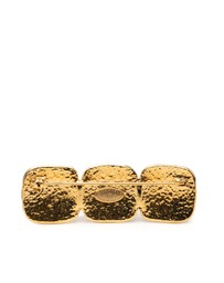 Pre-Loved by Azura Reborn - Pre-Loved Triple CC Gold Plated Pin Brooch