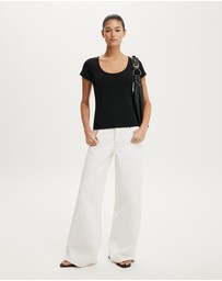 Cotton On - Everyday Smooth Scoop Neck Tee