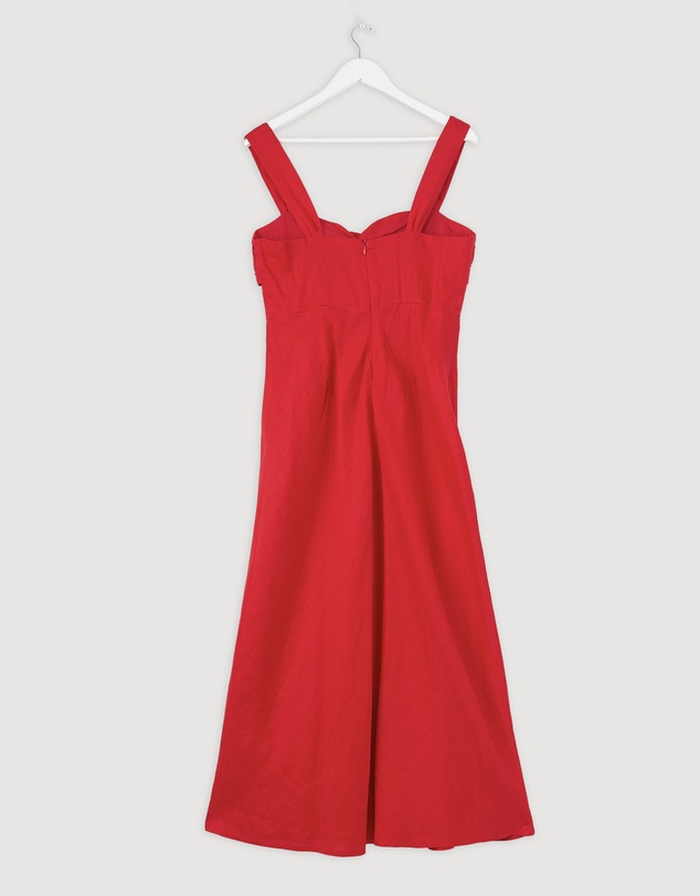 Revibe - Repaired Lover Neroli Twist Bust Midi Dress - AU 14