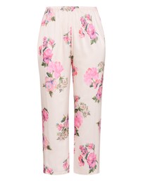 City Chic - Plus size Arcadia Cami Pant Set - pink