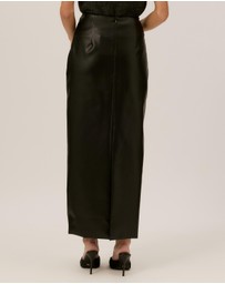 Tussah - Cameron Leather Look Skirt