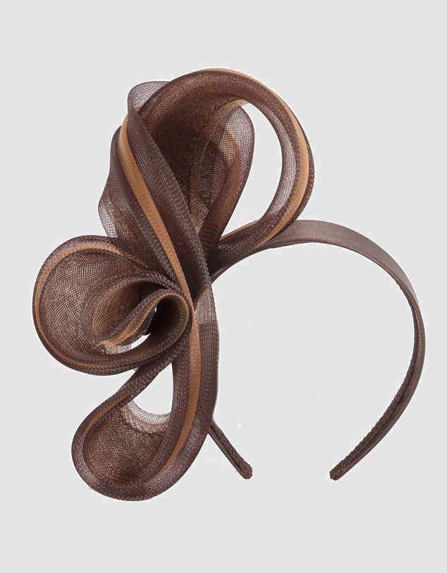 Fillies Collection - Bespoke Chocolate Racing Fascinator
