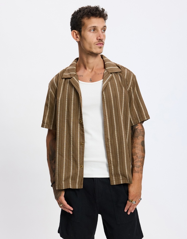 Rhythm - West Winds Stripe SS Shirt