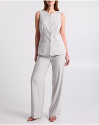 David Lawrence - Ondina Linen Blend Vest