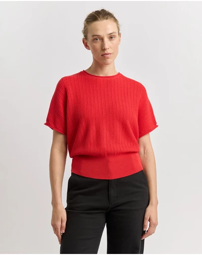 Toorallie - Pointelle Knit Dolman