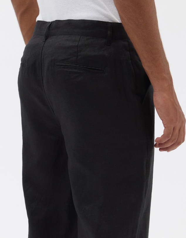 AERE - Relaxed Leg Tailored Linen Pants