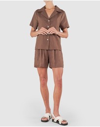 Amelius - Cancun Linen Bowling Shirt