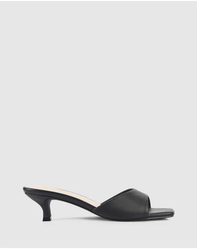 Verali - Alyssa Kitten Heel Mules