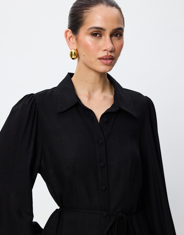 Tussah - Cara Blouson Sleeve Midi Dress