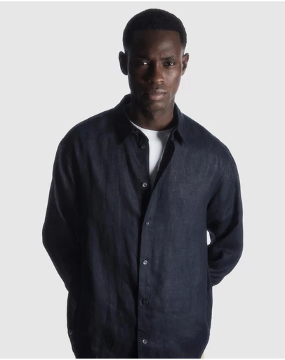 COS - Curved-hem Linen Shirt