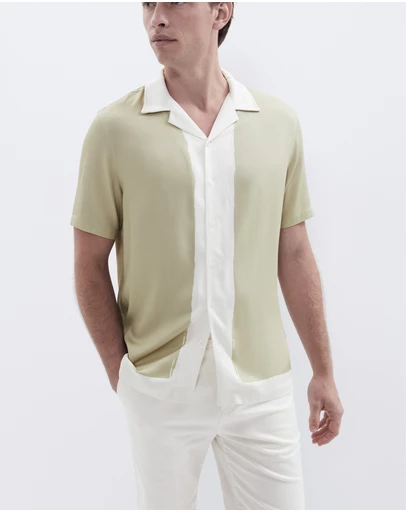 UNISON - Painted Border Regular Fit Shirt