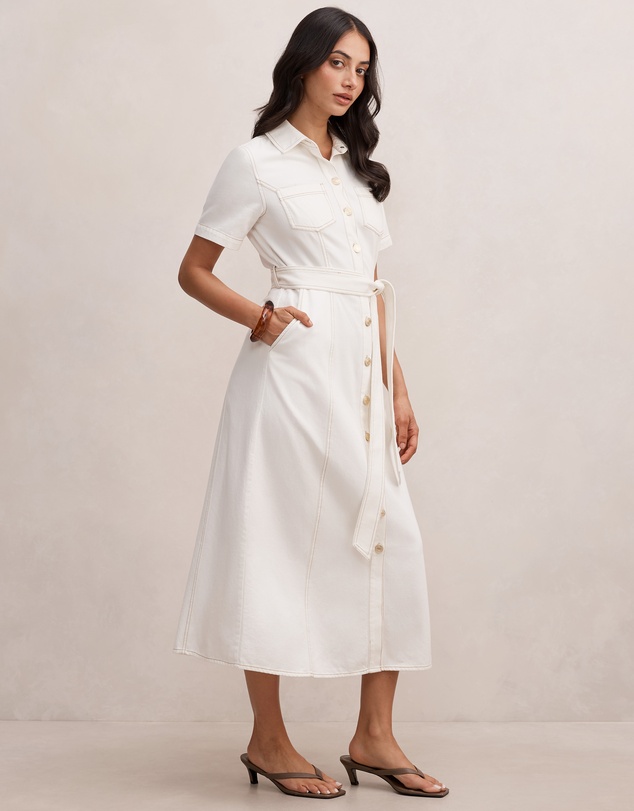 Forever New - Millie Midi Denim Shirt Dress