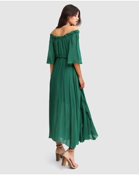 Belle & Bloom - Amour Amour Ruffled Midi Dress