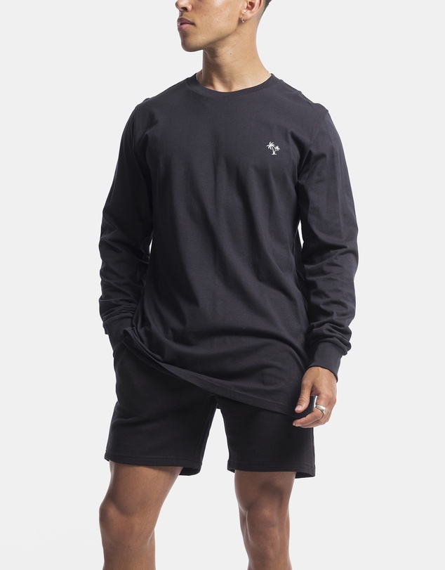 Vacancy Co - Palm Embroidery Long Sleeve Tee