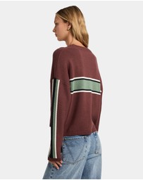 RVCA - Womens Ivy Stripe Crew Neck