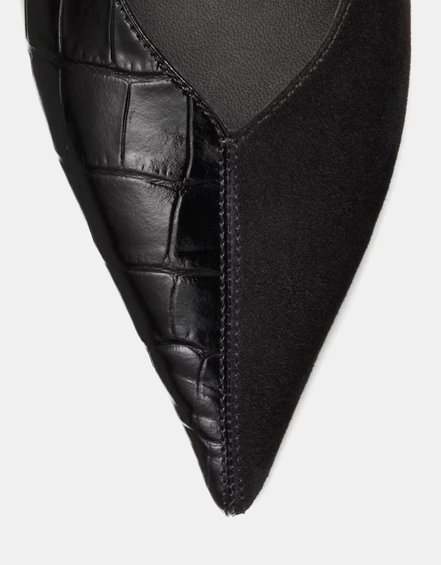 Kate Spade - Viv Croc Kitten Heel Pumps
