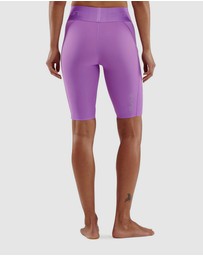 SKINS - SKINS Compression Series-3 Women's Half Tights Activewear Iris Orchid