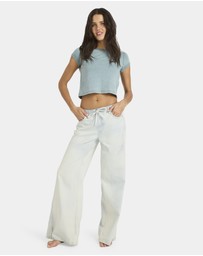 Billabong - Womens Jade Saltwashed Linen Pants