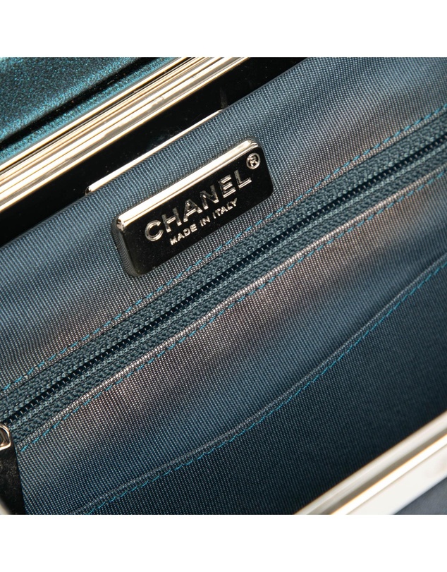 Pre-Loved by Azura Reborn - Pre-Loved CC Metallic Calfskin Vanity Bag