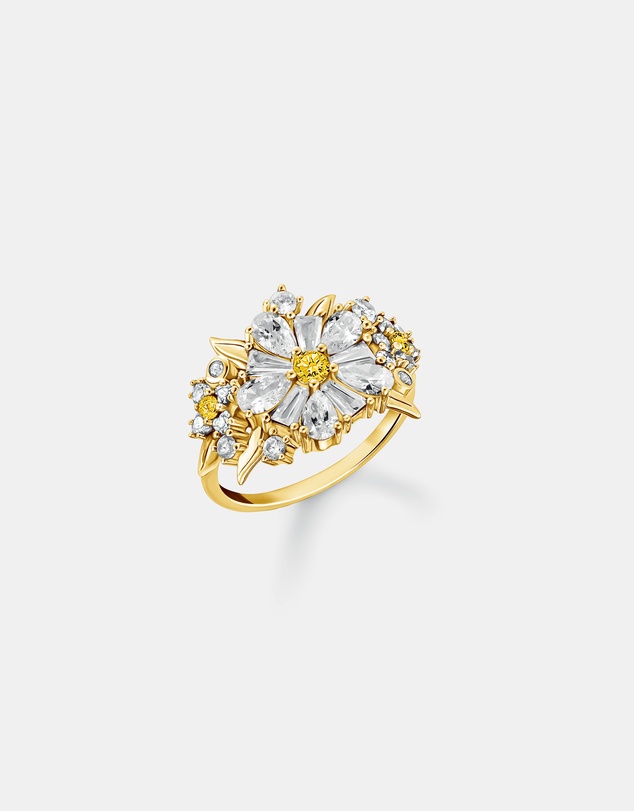 THOMAS SABO - THOMAS SABO Lovely Daisy Cocktail Ring in Gold