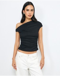 AERE - Asymmetric Shoulder Top