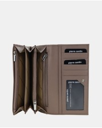 Pierre Cardin - Pierre Cardin Rustic Leather Ladies Wallet