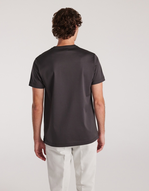 Calibre - Mercerised Crew T-shirt Steel Grey