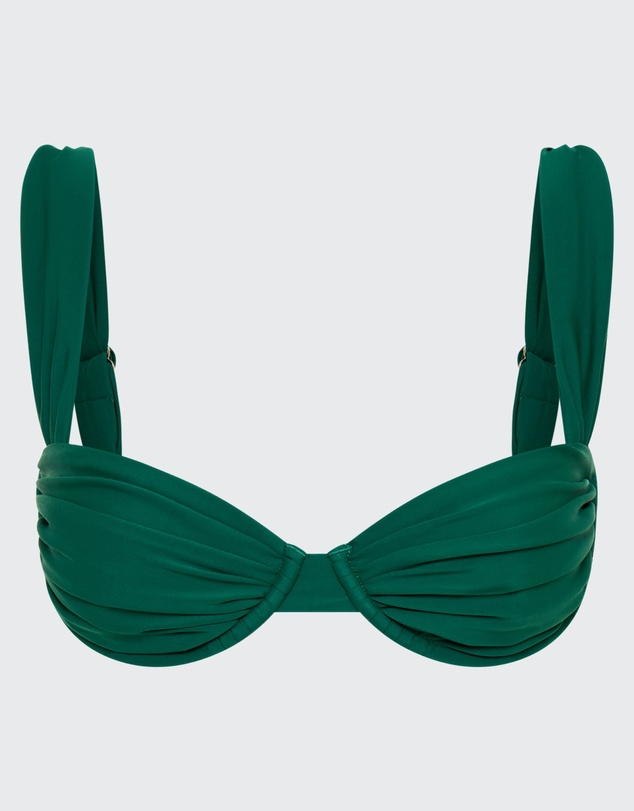Vacay Swimwear - Rhodes Top Emerald