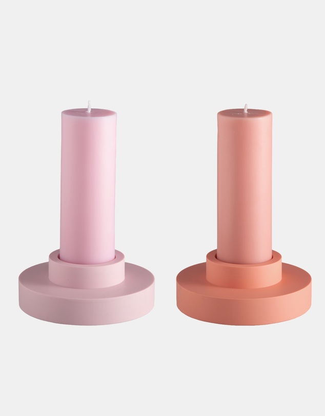 porter green - flipp lrg silicone unbreakable candle holder set