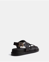 Wittner - Anina Pebble Leather Footbed Sandals