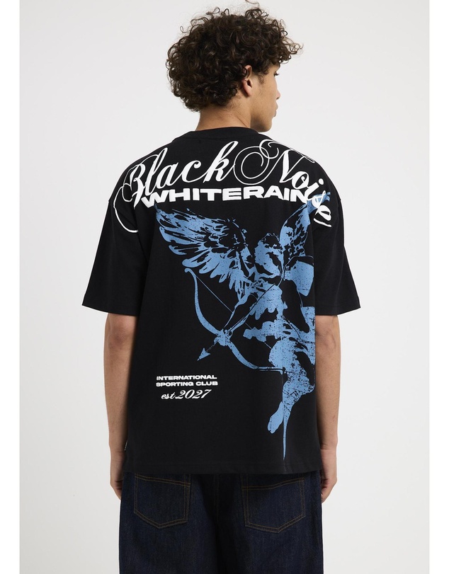 Black Noise White Rain - Script T-Shirt