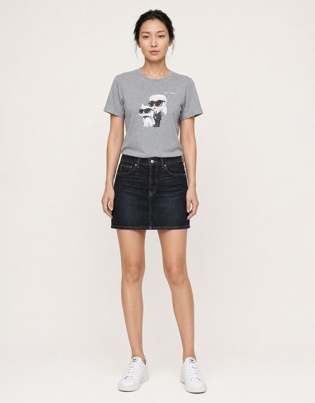 Karl Lagerfeld - Ikon Duo Aquarelle T-Shirt